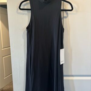 lululemon All aligned a-line Sleeveless Black Mock-Neck Dress